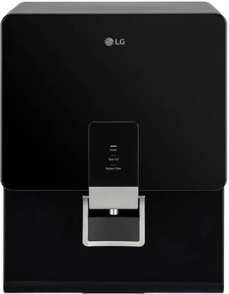 LG WW136RPNB 8 L RO Water Purifier Dual Protection Airtight Stainless Steel Tank | Digital Sterilizing Care | Pre-Sediment Filter Free | Multi Stage Filtration | Smart Indicator | Wall Mount | Suitable for all - Borewell, Tanker, Municipality Water