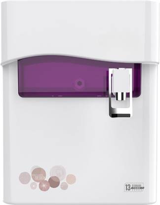 Aquagrand UNIQUE & ELEGANT 9090 Model with Front SIDE Transparent 13 L RO + UV + UF + TDS + Mineral Water Purifier