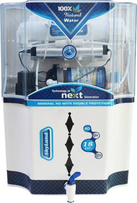 AQUA SKYLAND Model RO+UV+UF+TDS 18 L RO + UV + UF + TDS Water Purifier