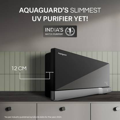 EUREKA FORBES Aquaguard Slimtech UV Bar Inline Copper Water Purifier 6000 L Gravity Based Water Purifier
