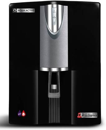 AquaActive Alkaline 10 L Mineral RO + UV + MF + MP Water Purifier
