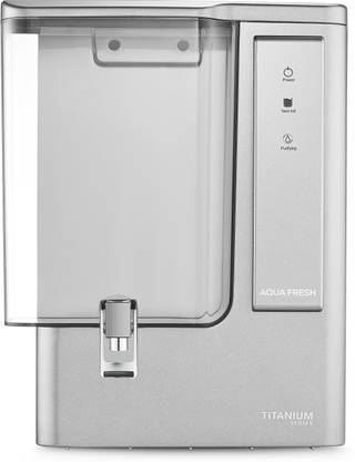 Aqua Fresh Titanium Series 1 Years Warranty India 1st BIS (IS 16240 :2023) CM/L8100159306 8 L RO + UV + UF + TDS + ALK + Copper Water Purifier
