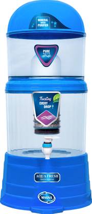 Aqua Fresh MINERAL POT MUNICIPLE WATER gravity based 16 L NON ELECTIC WATER PURIFIER 16 L Gravity Based Water Purifier
