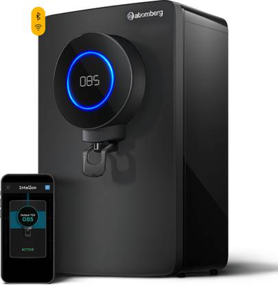 Atomberg Intellon 8 L RO + UV + UF + Alkaliser Water Purifier India's 1st Adaptive| 4 Modes | TDS-Based Filtration | Smart IoT | 7 Stages | Retains Minerals & Improves Health | 2 Year Warranty |No AMC