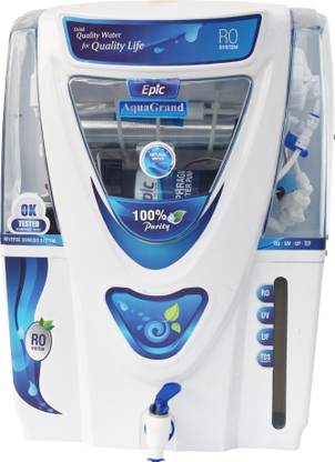 AQUA grand Epic Model 12 Ltr RO+UV+UF+TDS Controller 12 L RO + UV + UF + TDS Water Purifier