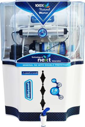 Aquagrand SkyLand 18 Ltr  Water Purifier 18 L RO + UV + UF + TDS Water Purifier