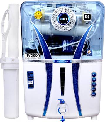 trypkon DRIFT 1 COPPER 14 L RO + UV + UF + TDS Control + Alkaline + UV in Tank Water Purifier
