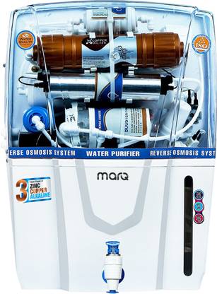 MarQ by Flipkart Innopure Audi 15 L RO + UV + UF + TDS + Copper Water Purifier with Pre filter and BIS Certified