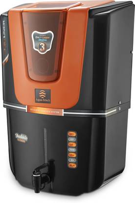 Aqua Frisch Fortuner Copper Zinc With Alkaline(Power of 3) Mineral RO 15 L RO + UV + UF + Copper Guard + pH enhancer Water Purifier