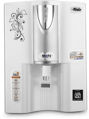 Blair MISTY BIS APPROVED ( IS 16240 ) CM/L-8530125412 15 L RO + UV + MTDS Water Purifier