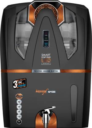 AQUA SAGE LED Display With Copper Filter 15 L RO + UV + UF + Copper + TDS Control Water Purifier