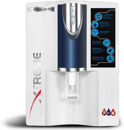 Aqua Active Misty RO+UV+ALK++TDS Controller 10 L RO + UV Water Purifier