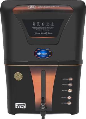 AquaDart Alkaline Black Water Purifier with TDS Controler Fully Automatic 12 L RO + UV + UF + TDS + Alkaline Water Purifier