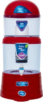Musky By Aqua fresh mineral pot non electric (municipal water purifier) 16 L Gravity Based Water Purifier