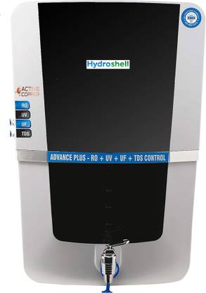 Hydroshell Water Purifier  With Copper Filter 12 L RO + UV + UF + TDS Water Purifier