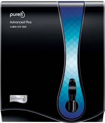 Pureit Advanced Plus 7 L RO + MF + MP Water Purifier Suitable for all - Borewell, Tanker, Municipality Water
