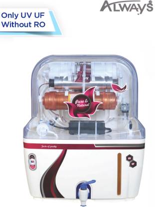 Always Pure Natural Alkaline 7 stage UV Without RO 15 L UV + UF + Minerals + Copper Water Purifier