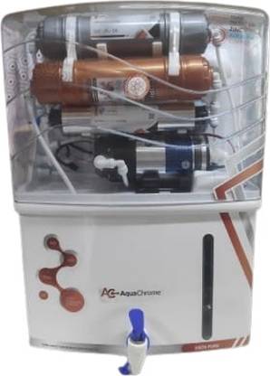 aquaforte Aua Chrme 12 L RO + UV + UF + Copper + TDS Control Water Purifier