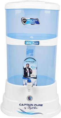 captain pure By Kapil Dev Xtra Pure 18 L Gravity Based + UF Water Purifier