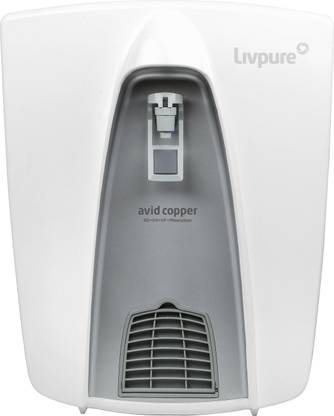 LIVPURE LIV-AVID-COPPER 8 L RO + UV + UF + Minerals + Copper Water Purifier 8 STAGE ADVANCED PURIFICATION| SUITABLE FOR ALL - BOREWELL, TANKER, MUNICIPALITY WATER