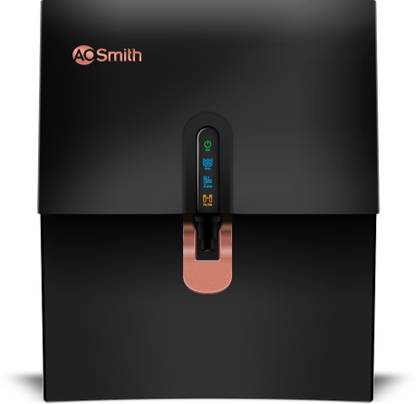 AO Smith Z5 Pro 5 L RO + SCMT Water Purifier | SCMT - Silver Charged Membrane Technology| Baby-Safe Water with 8 Stage Purification| Digital Display|Copper Fortified Mineraliser| Wall Mount + Table Top Placement| Suitable for all - Borewell, Tanker, Municipality Water