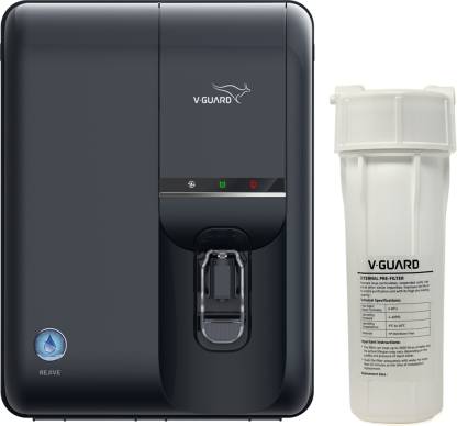 V-Guard Rejive 5 L RO + UF + Minerals + Copper Water Purifier Copper, with Stainless Steel Storage Tank