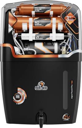 Kinsco Aqua Punch Pro Max 21 L With ISI Mark Ro+Uv+Uf+Tds Adjuster 21 L RO + UV + UF + TDS + ALK + Copper Water Purifier