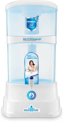 AquaDpure Non-Electric & Chemical Ultra Filtration UF Technology with UF 18 L Gravity Based Water Purifier