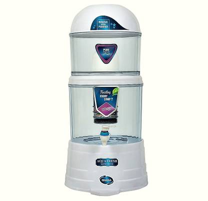 Musky By Aqua fresh mineral pot non electric (municipal water purifier) 16 L Gravity Based Water Purifier