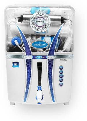 Aqua Fresh Tpt diamond 12 Ltrs + water filter 12 L RO + UV + UF + TDS Water Purifier