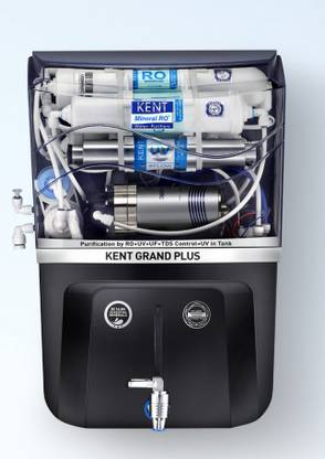 KENT GRAND PLUS B 9 L RO + UV + UF + TDS Control + UV in Tank Water Purifier