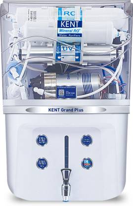KENT Grand + 9 L RO + UV + UF + TDS Water Purifier Suitable for all - Borewell, Tanker, Municipality Water