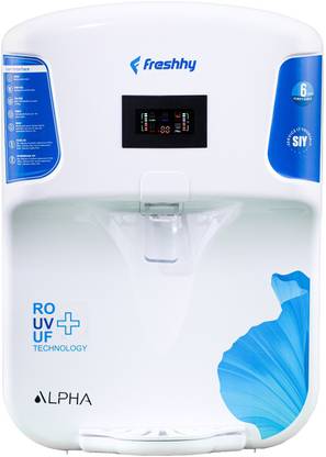 Freshhy Alpha DIY Filter Replacement, Real-time TDS monitoring 7 L RO + UV + UF + TDS Water Purifier