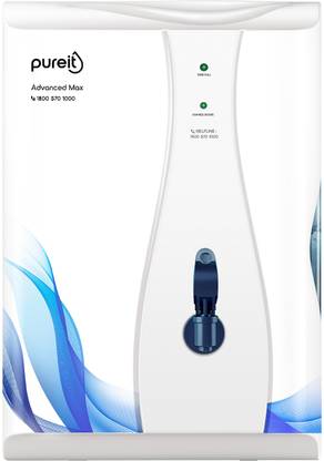 Pureit by HUL Advanced Max 6 L Mineral RO + UV + MF + MP Water Purifier Suitable for all - Borewell, Tanker, Municipality Water