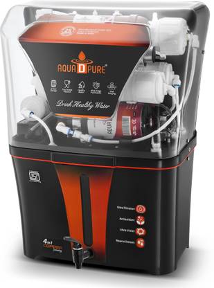 AquaDpure 4x Alkaline Technology Ro Water Purifier with ISI Mark 12 L RO + UV + UF + TDS + Alkaline Water Purifier