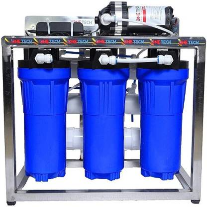 OneTech 25 LPH Commercial Ro Water Purifier Plant Full Stainless Steel Body With TDS Adjuster 25 L RO Water Purifier