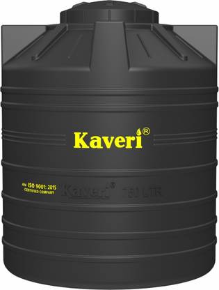 Kaveri 2 Layers Tank Safe for Drinking Water Insect & Rust Proof for Buildings 750 L Water Tank