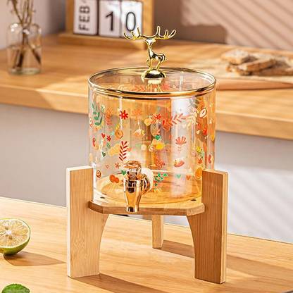 Avastro Lemonade Glass Barrel Kettle Tank Temperature Resistant Water Jug Bucket 2 L Water Tank