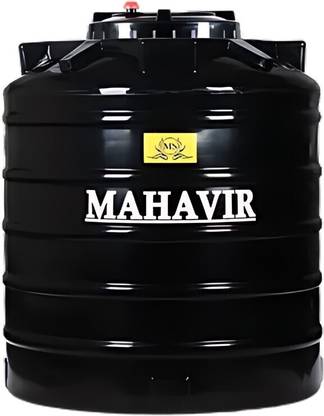 mahavirpipes Black 500 L Water Tank