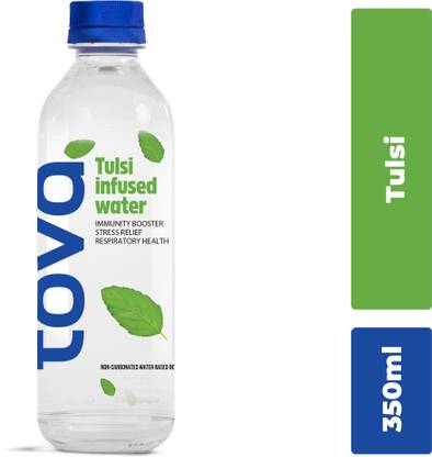 Tova Tulsi Infused Water | Builds Immunity & Wellness | Based on Ayurveda Flavored Water