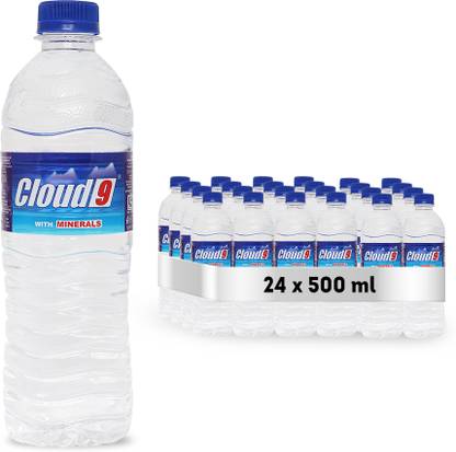 Cloud9 Packaged Drinking Water | Drinking Water 500ml | Pack Of 24 Bottles Mineral Water