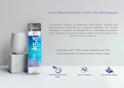IKSA Natural Mineral Water| 1 L - 12 Bottles, Natural Mineral Water