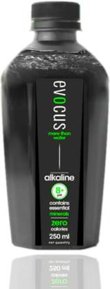 EVOCUS Evocus Black Alkaline Drink | Infused with Essential Minerals | 8+ pH Alkaline Mineral Water
