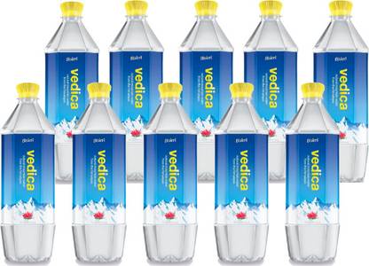 Bisleri Bisleri Drinking Water - Vedica, 1L Bottle [Pack of 10] Mineral Water