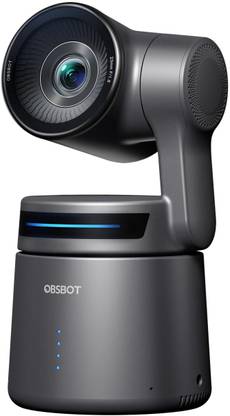 OBSBOT Tail Air NDI Streaming Camera 4K, AI Tracking PTZ Camera | App & Gesture Control 8.3 HD  Webcam with Built-In Microphone with Night Vision Wireless Connectivity