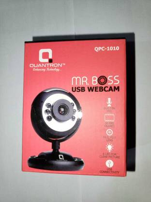 Quantron QPC-1010 USB PC Web Camera 25 Mega with Night Vision and In-Built Microphone 25  Webcam with Built-In Microphone with Night Vision USB Connectivity