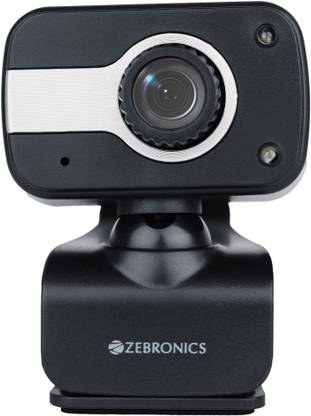 ZEBRONICS Crystal Clear 0.3  Webcam with Built-In Microphone with Night Vision USB Connectivity