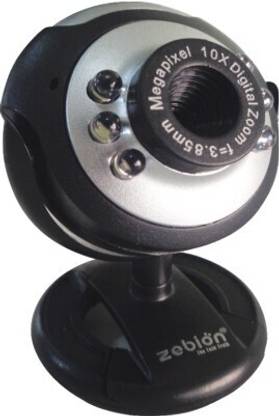 zebion Webcam Tigers Eye 20 HD  Webcam with Built-In Microphone with Night Vision USB Connectivity