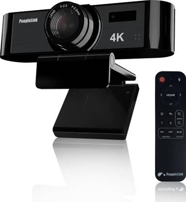 Peoplelink Nova X10 Ultra HD, 4K, Auto-Focus, Noise Reduction, CMOS sensor 8.2 HD  Webcam with Built-In Microphone with Night Vision USB Connectivity