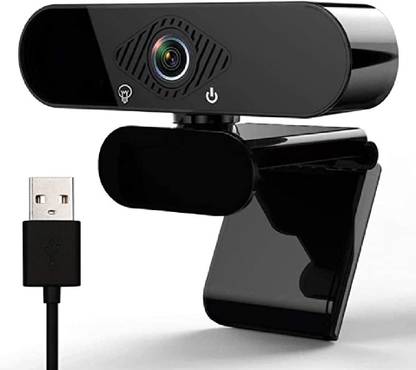 Bs Spy Webcam PC Full HD 1080p Web-Camera Ultra 4K Auto Web Camera for PC Desktop Focus 2 HD Webcam with Built-In Microphone with Night Vision USB Connectivity